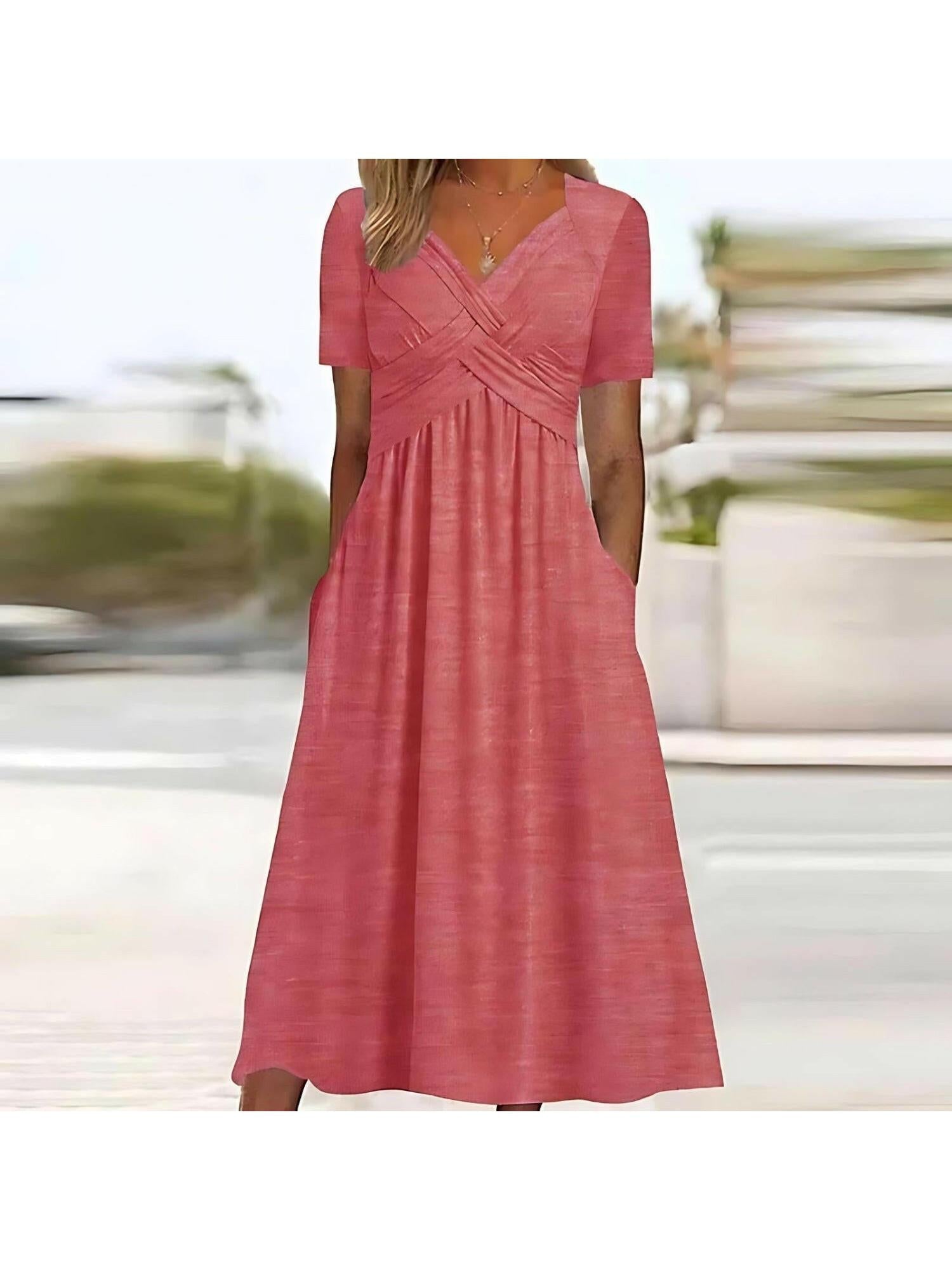 Vera | Long Sleeve Green Midi Dress - ginlerie 3