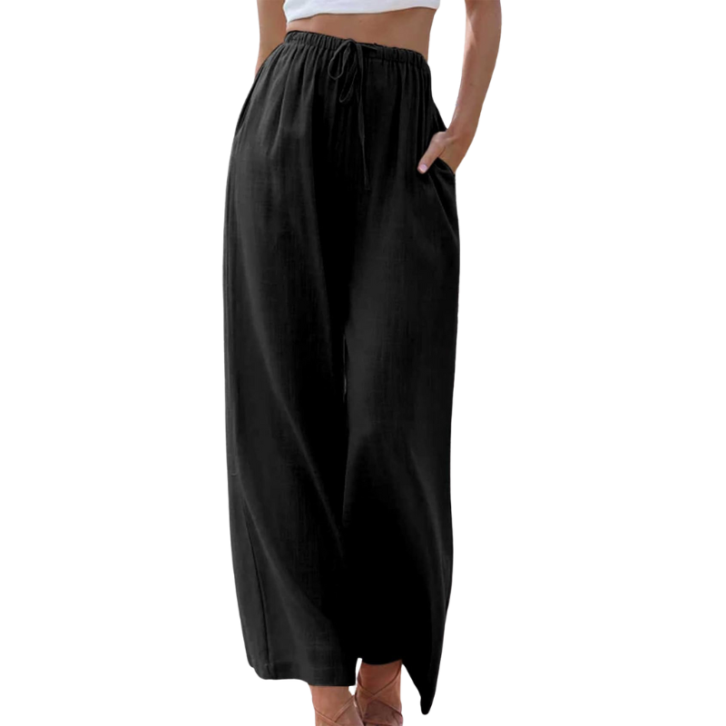 Victoria | Chic Wide Leg Trousers - ginlerie 0