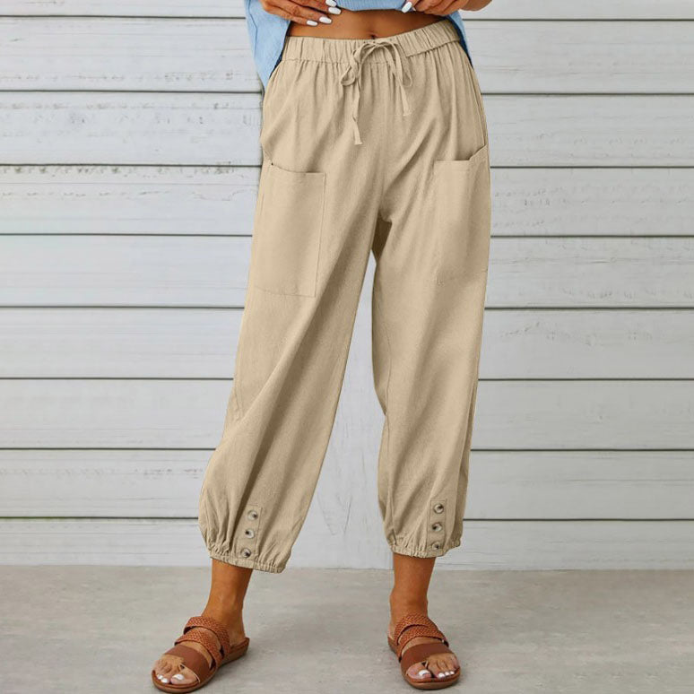 Victoria | Elegant Lightweight Trousers - ginlerie 4