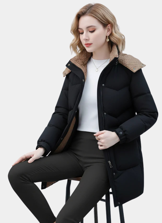 Victoria | Hooded Puffer Coat - ginlerie 0