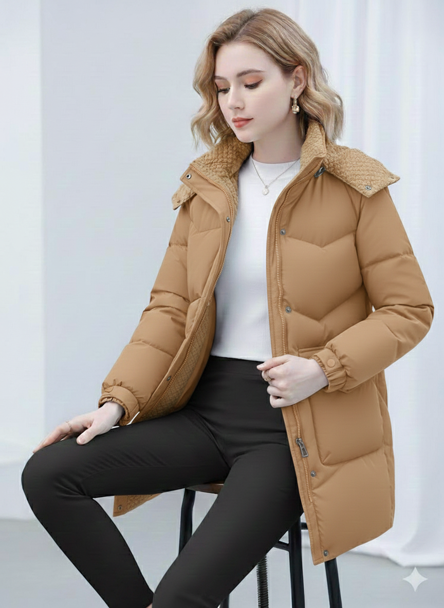 Victoria | Hooded Puffer Coat - ginlerie 2