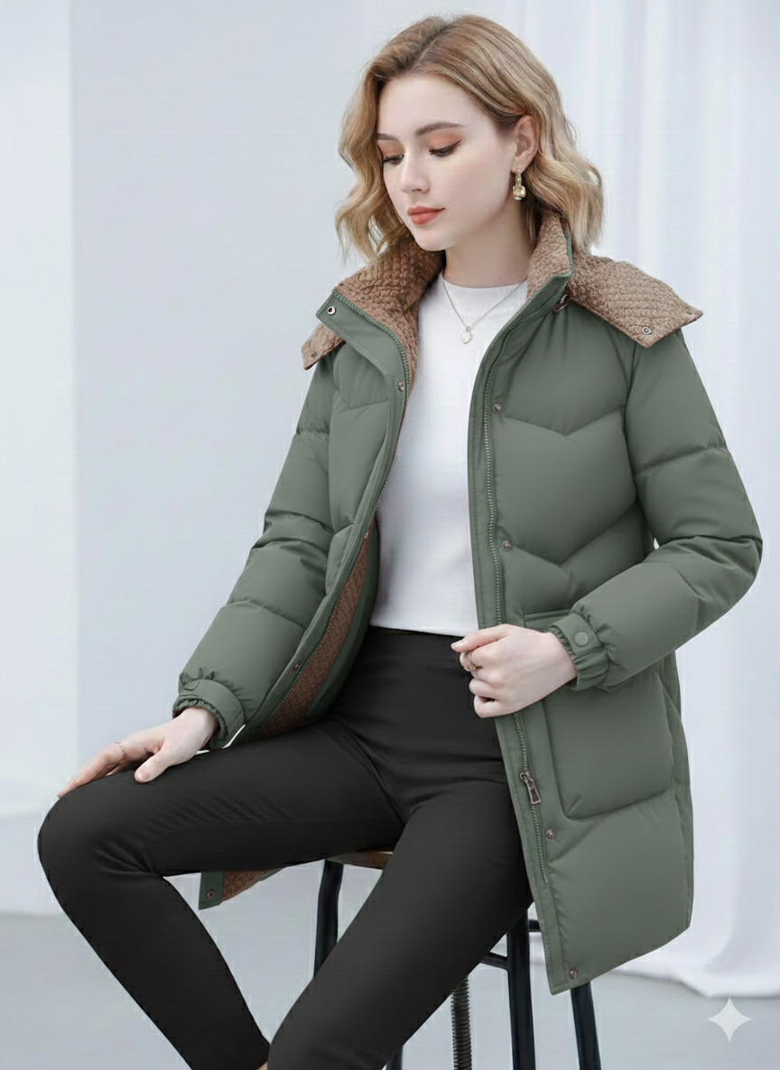 Victoria | Hooded Puffer Coat - ginlerie 3