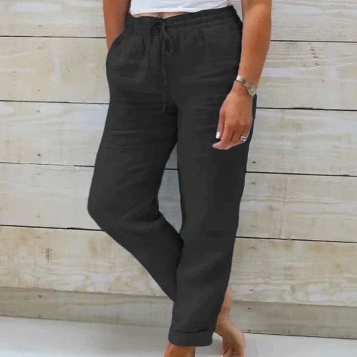 Victoria | Lightweight Linen Pants - ginlerie 3