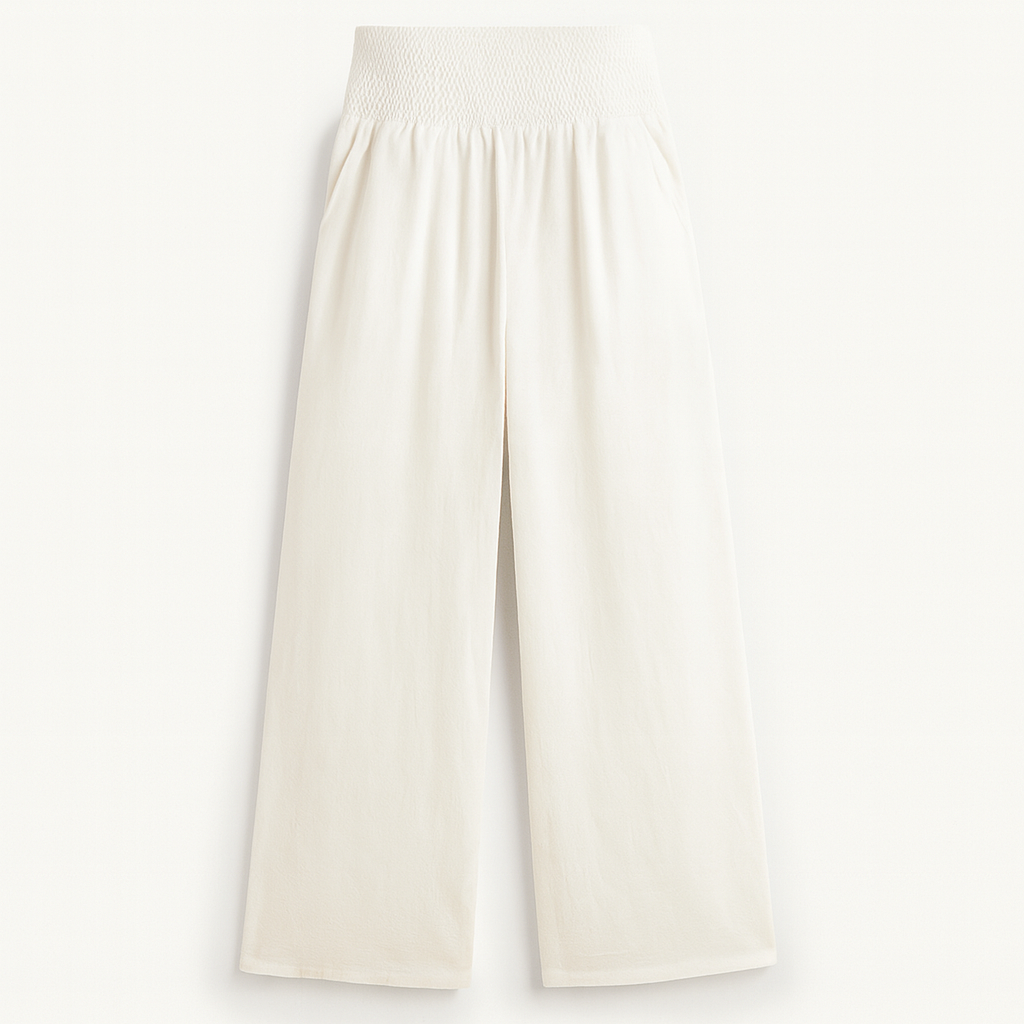 Victoria | Lightweight Wide-Leg Trousers - ginlerie 3
