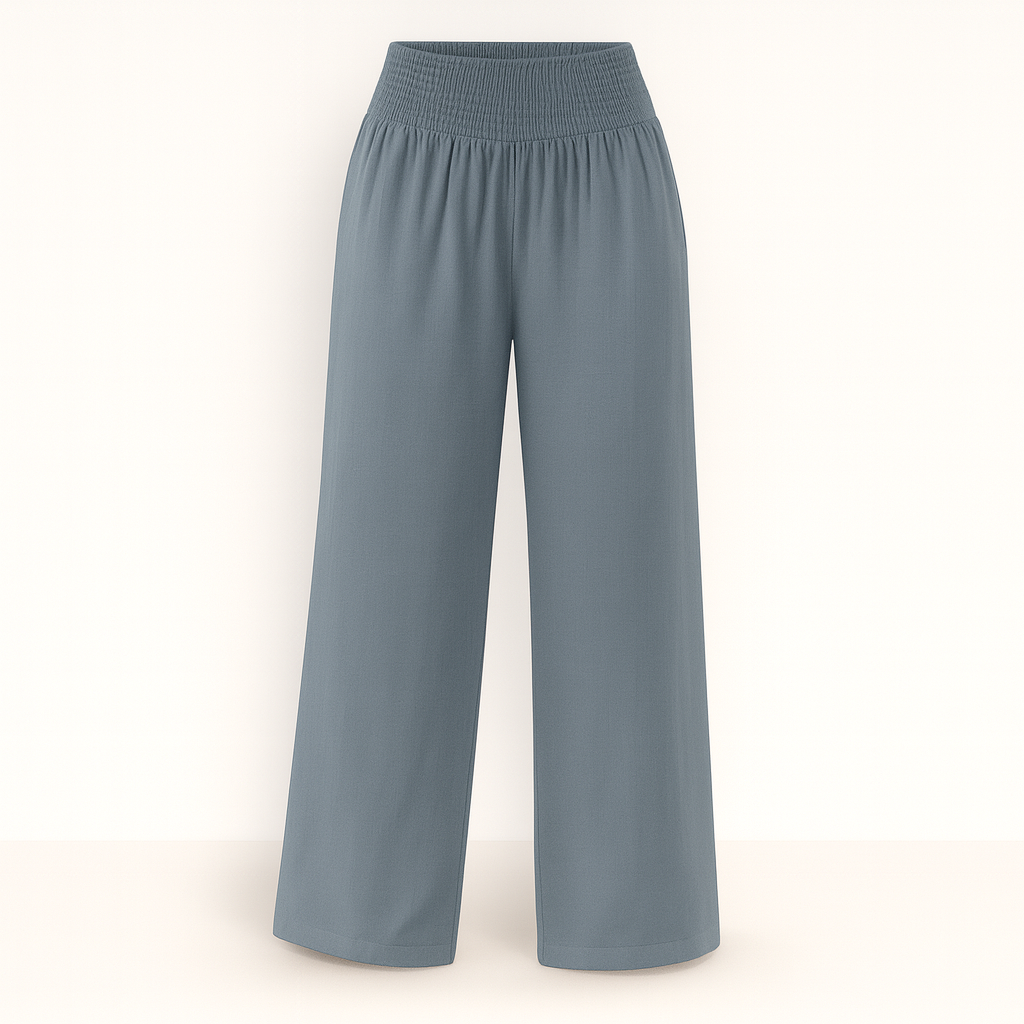 Victoria | Lightweight Wide-Leg Trousers - ginlerie 5