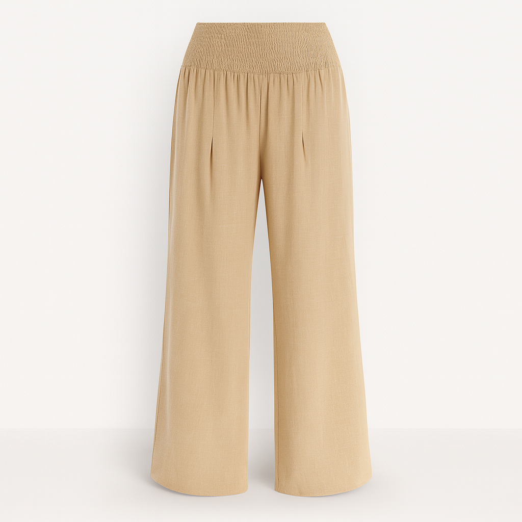 Victoria | Lightweight Wide-Leg Trousers - ginlerie 6