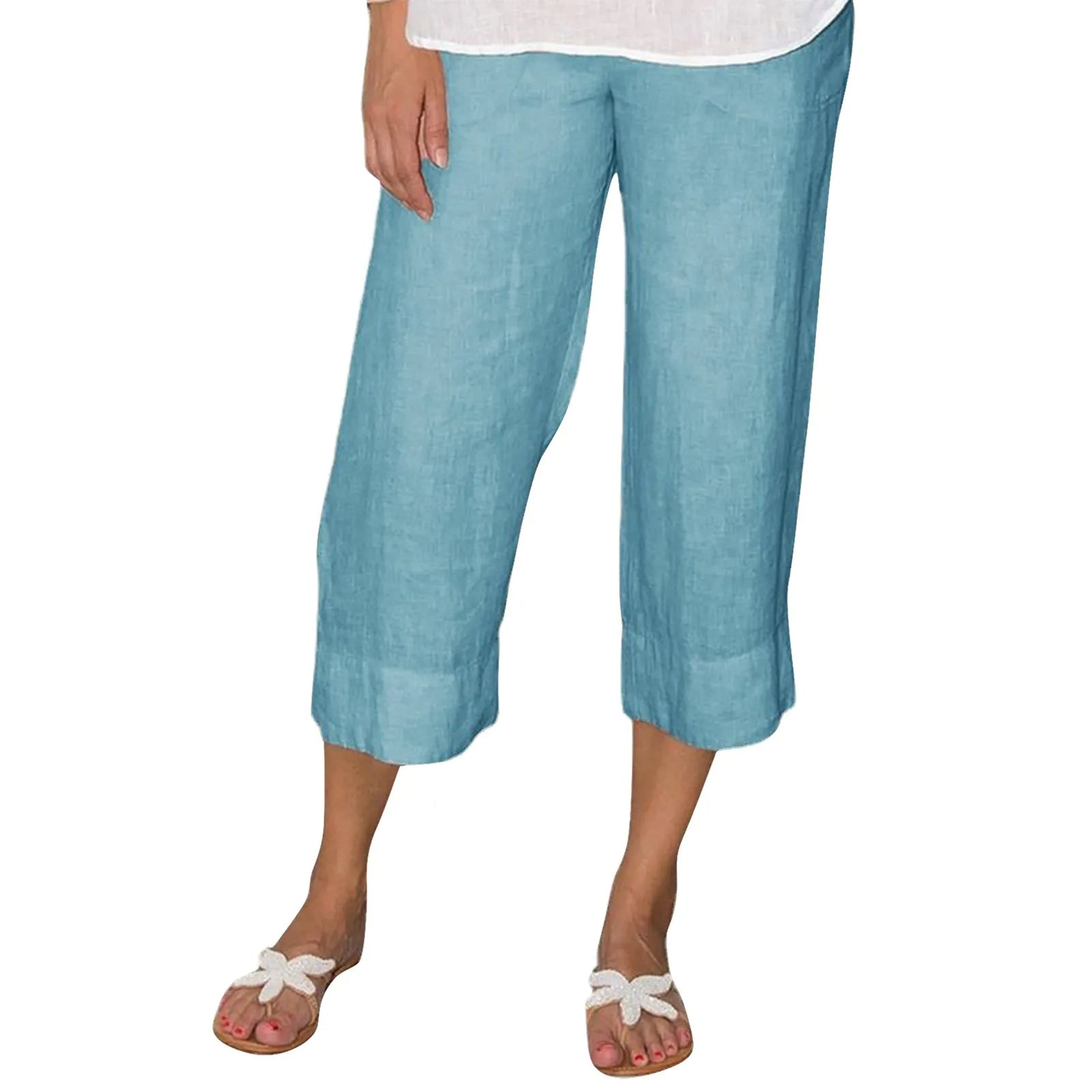 Victoria | Relaxed Linen Trousers - ginlerie 0