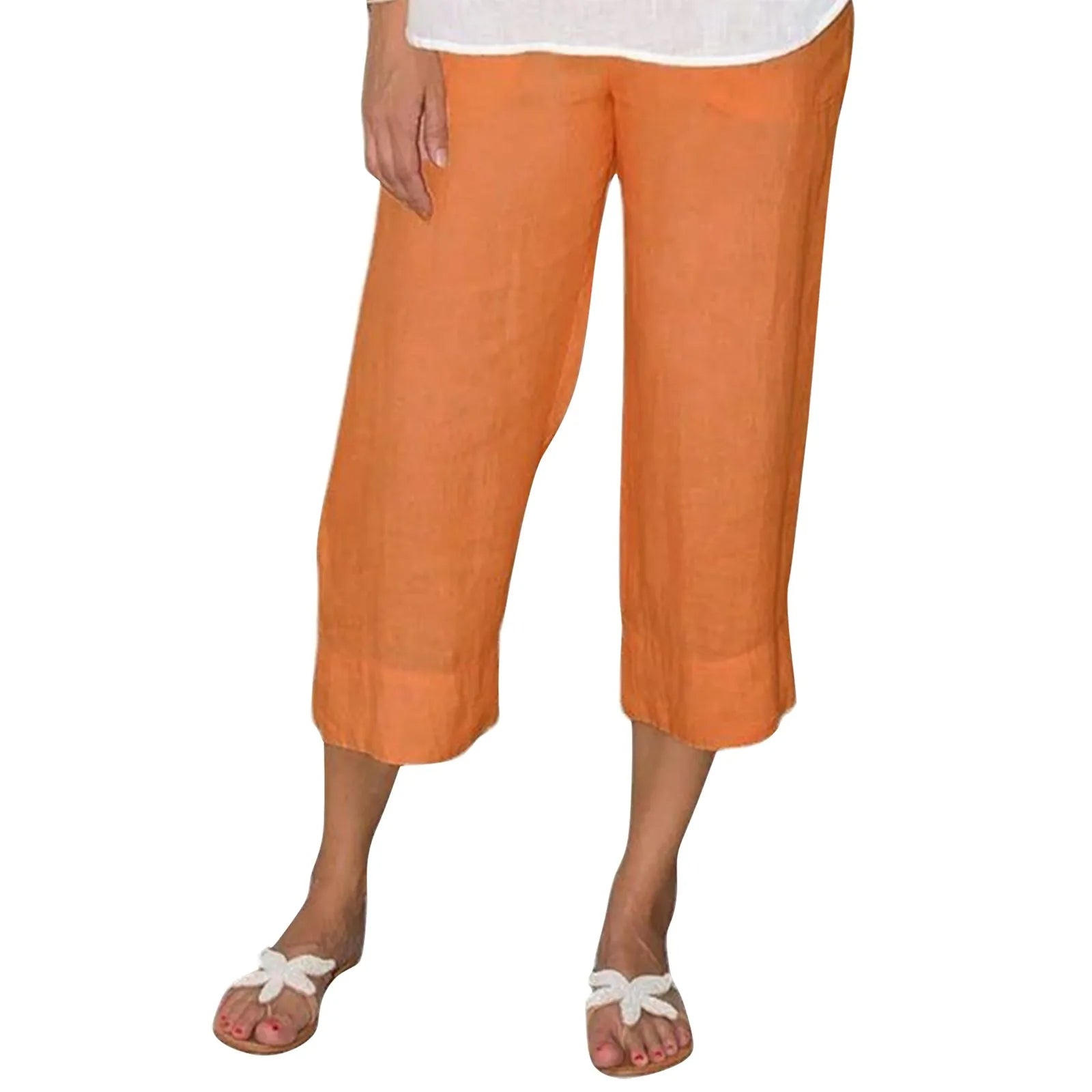 Victoria | Relaxed Linen Trousers - ginlerie 3