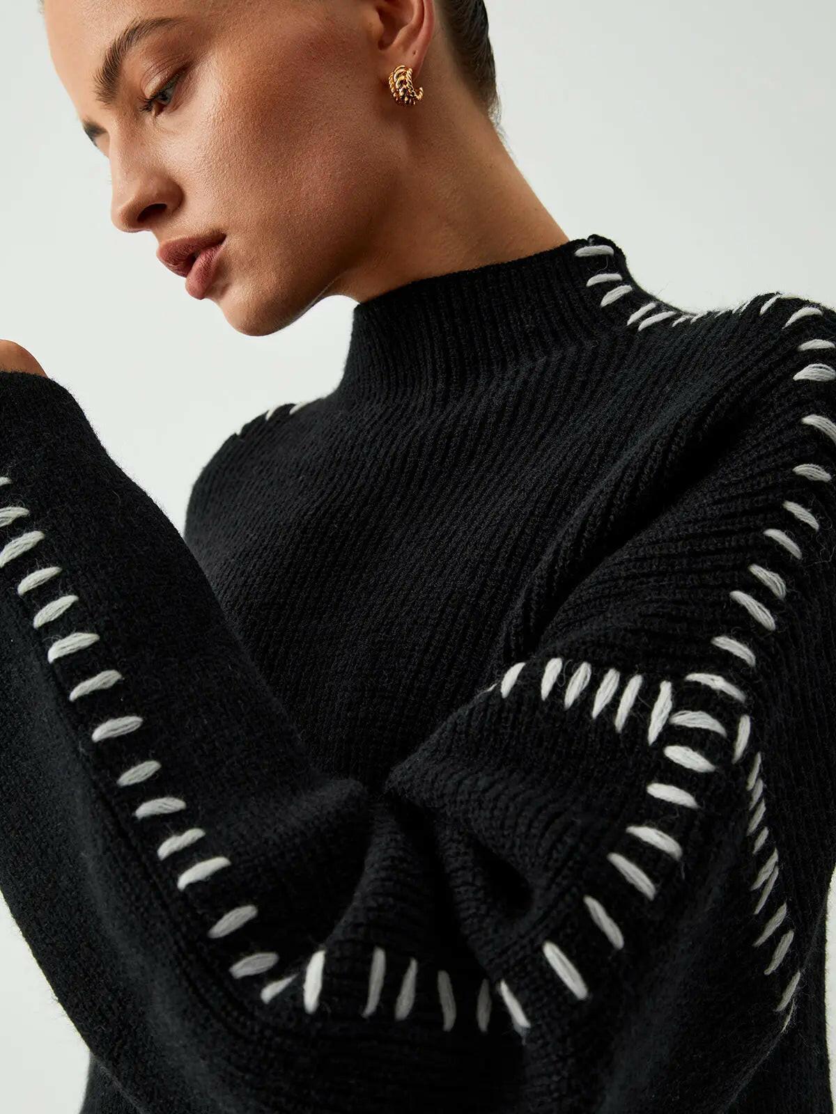 Willow | Cozy Knitted Sweater - ginlerie 1