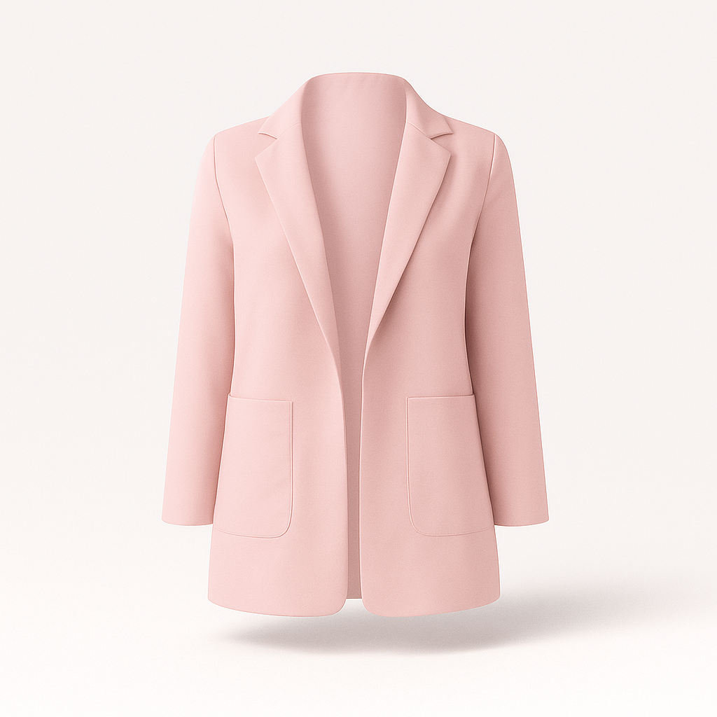 Women's Blazer Khaki Size M Polyester 3