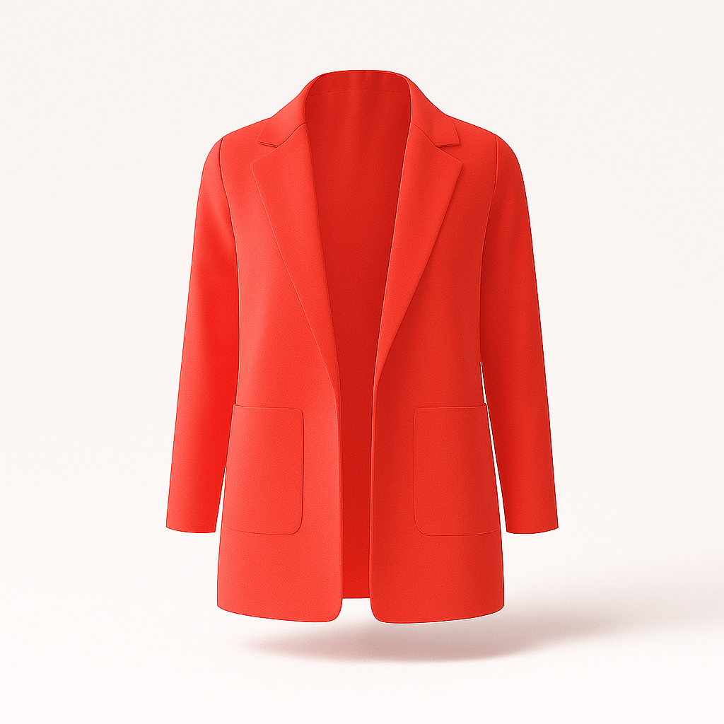 Women's Blazer Khaki Size M Polyester 5