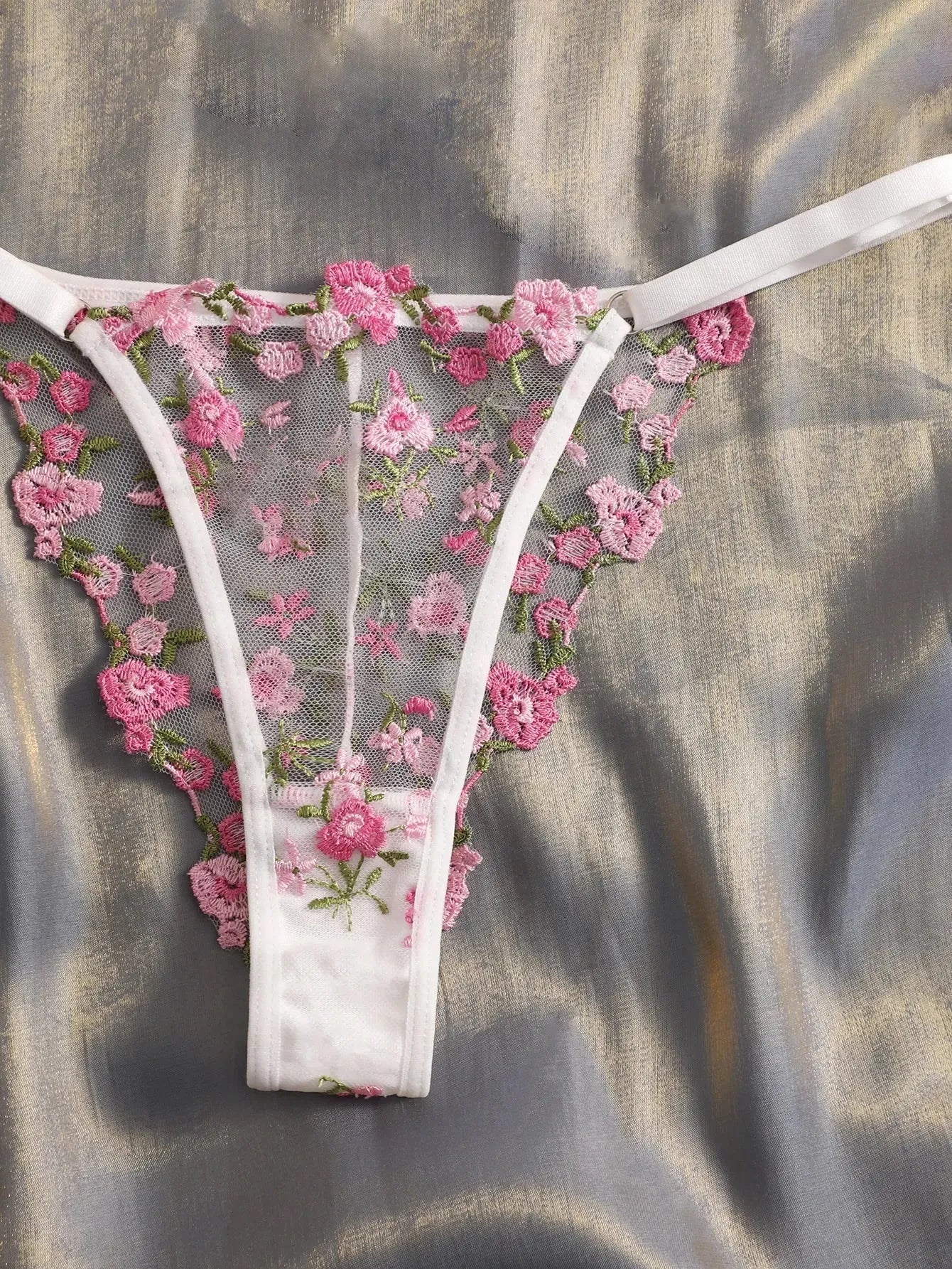 Juliet | Floral Lingerie set - ginlerie