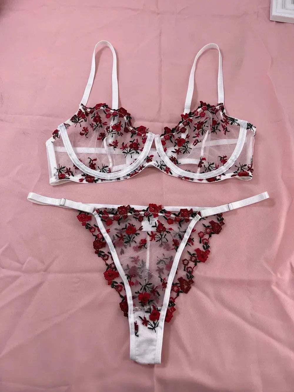 Juliet | Floral Lingerie set - ginlerie