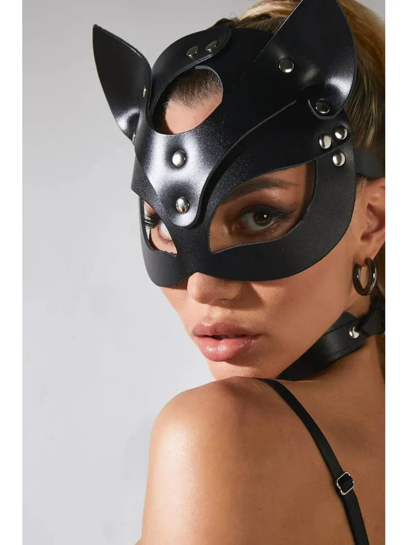 Leony's Sweet Kitty Set (Mask + Choker) - ginlerie