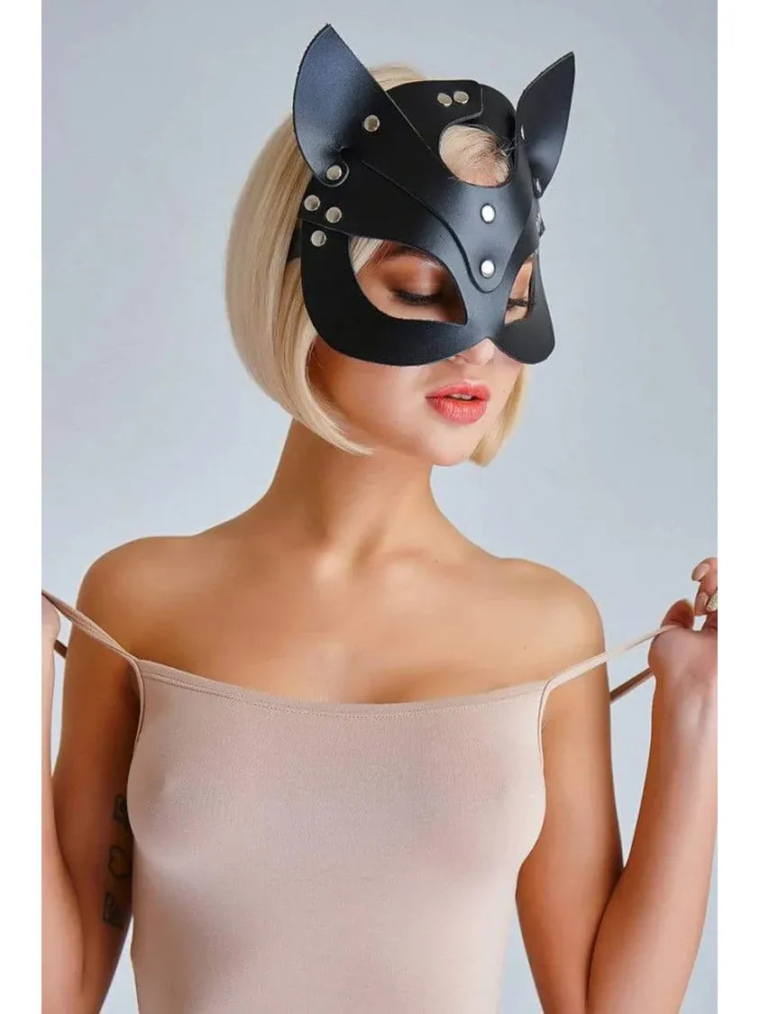 Leony's Sweet Kitty Set (Mask + Choker) - ginlerie