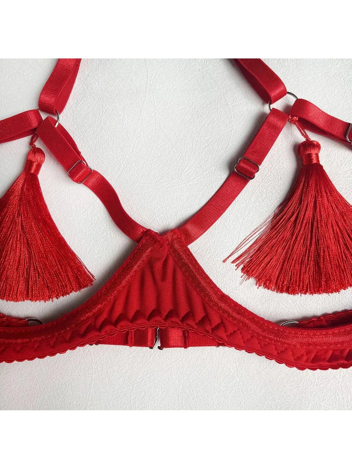 Layla | Tassle Lingerie Set - ginlerie