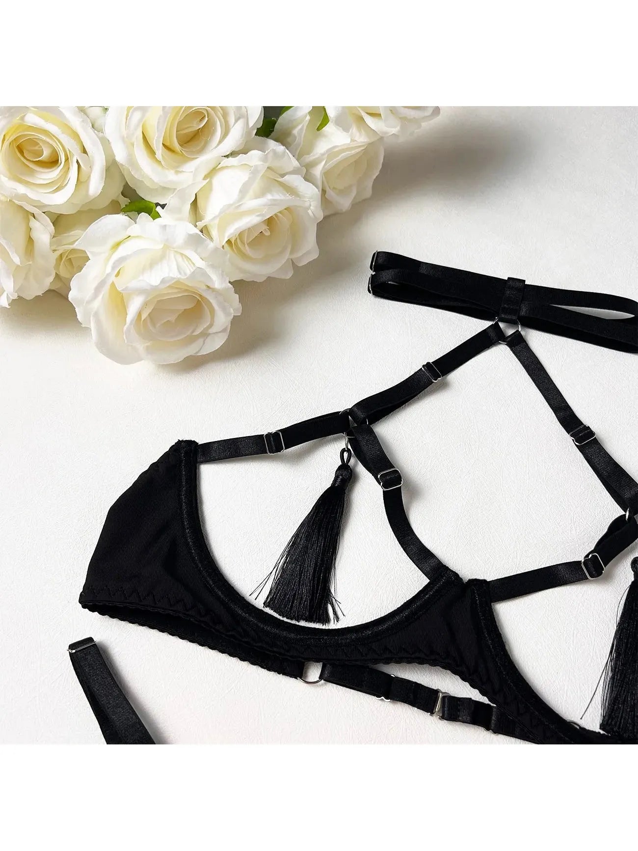 Layla | Tassle Lingerie Set - ginlerie