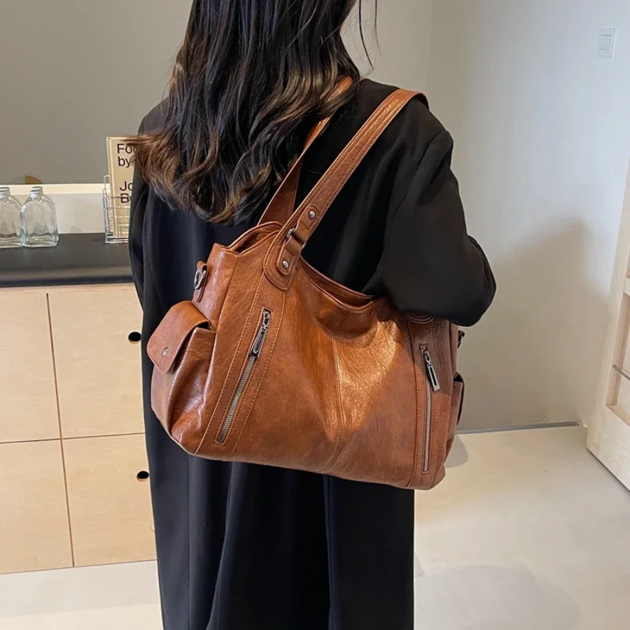 Amber | Black Shoulder Bag - ginlerie 6