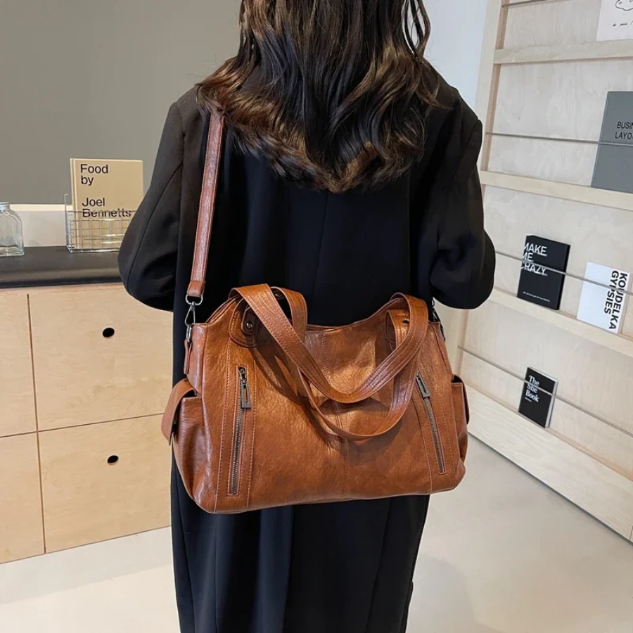 Amber | Black Shoulder Bag - ginlerie 7