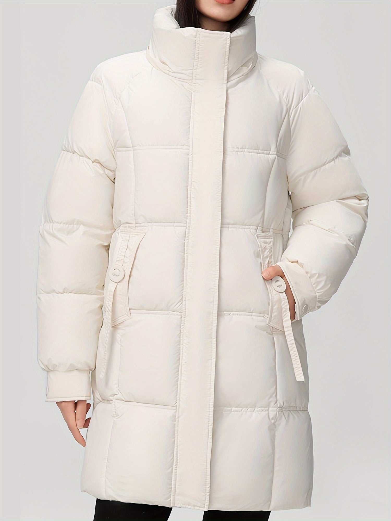 Amelia | Hooded Longline Puffer Coat - ginlerie 2