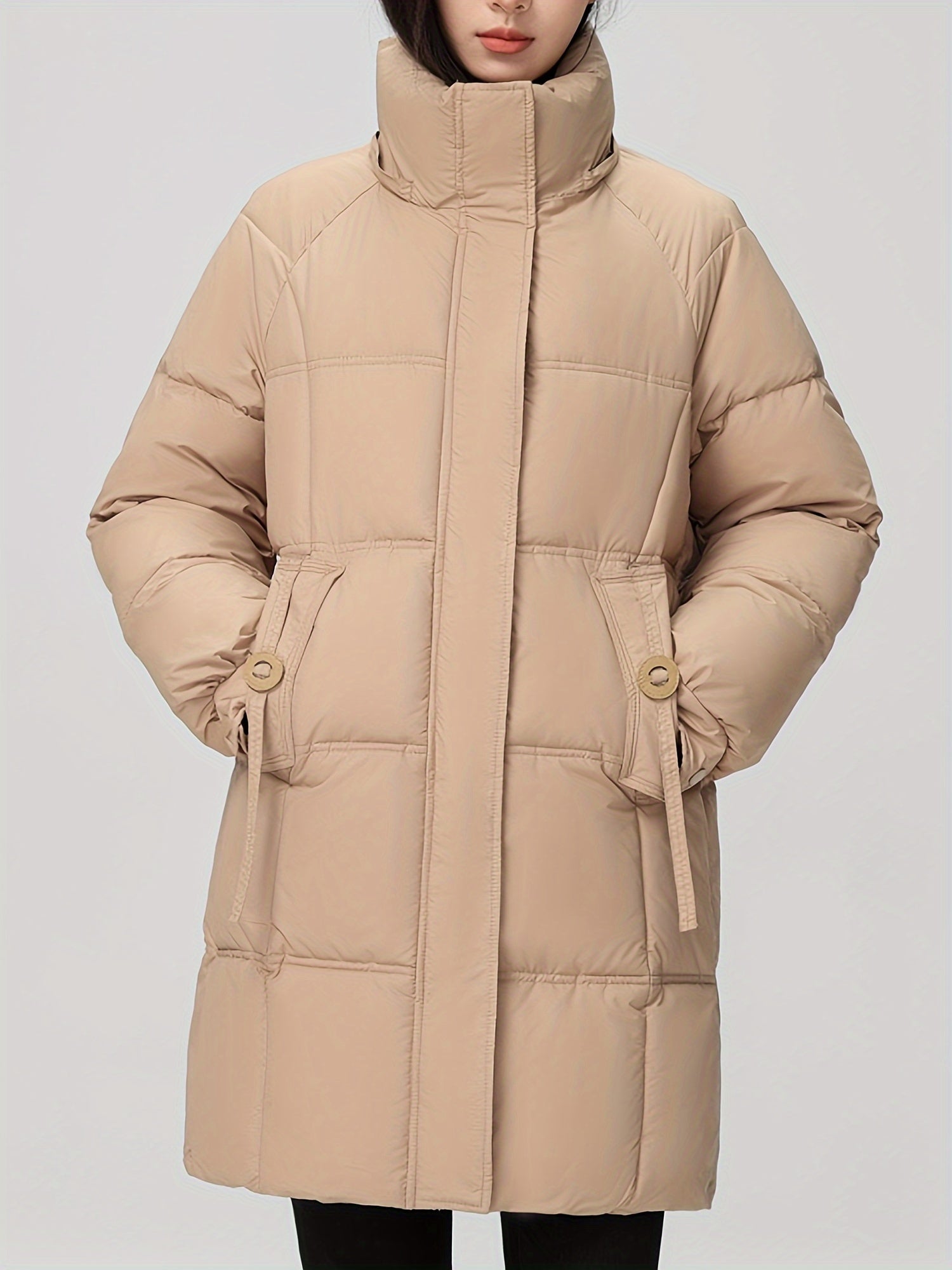 Amelia | Hooded Longline Puffer Coat - ginlerie 7