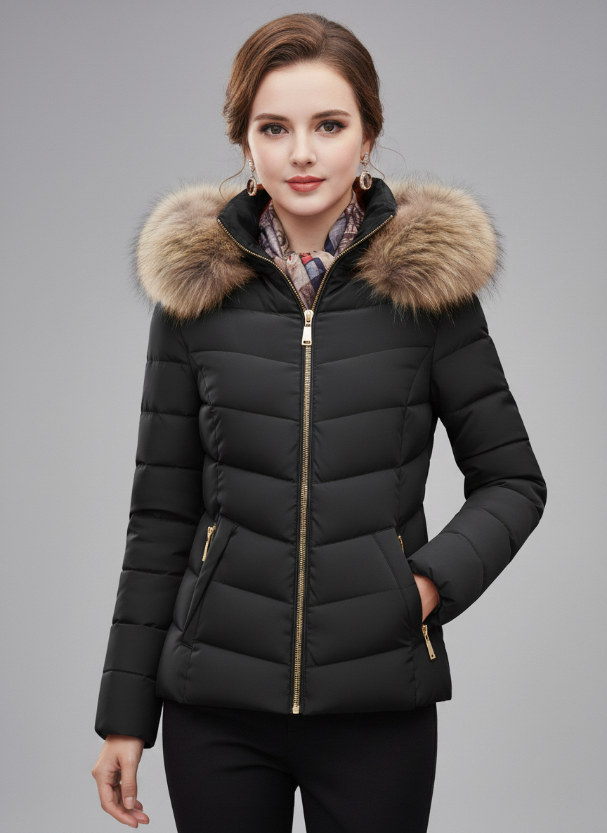 Amelia | Longline Puffer Coat - ginlerie 0