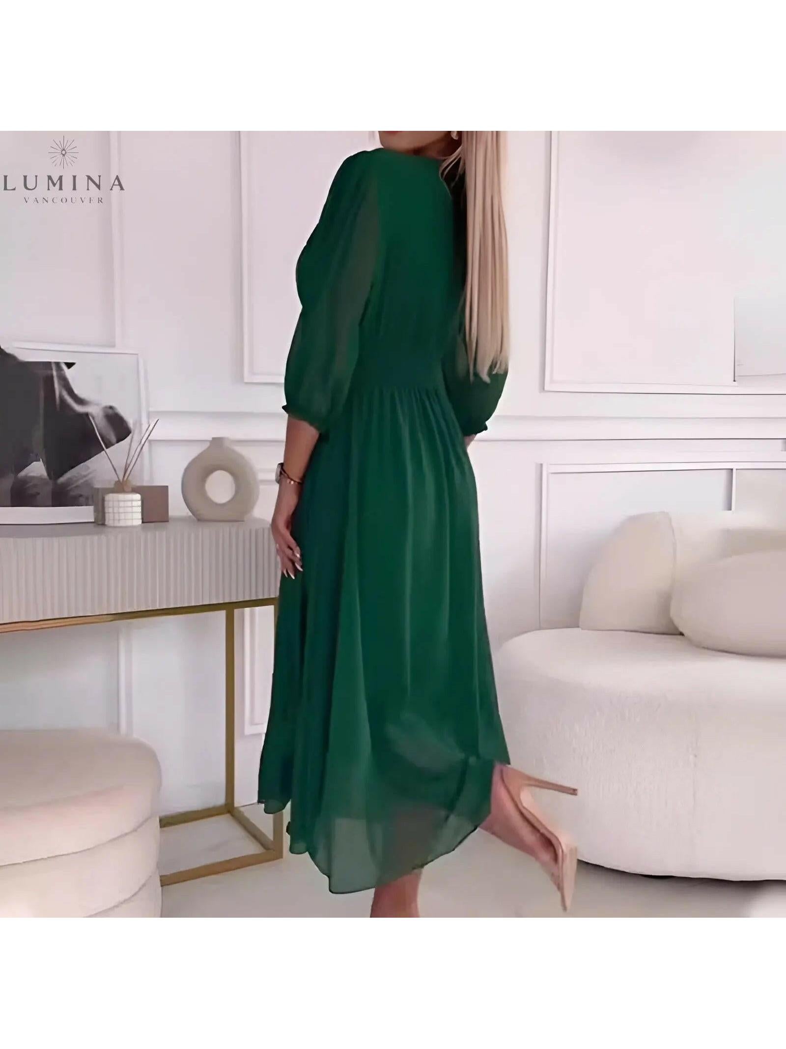 Ana | Stylish Wrap Dress - ginlerie 4