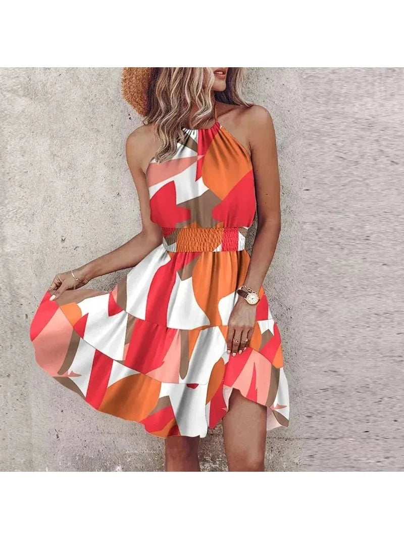 Angela | Chic Halter Dress - ginlerie 6