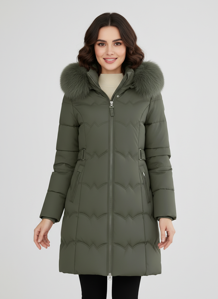 Arabella | Longline Puffer Coat - ginlerie 1