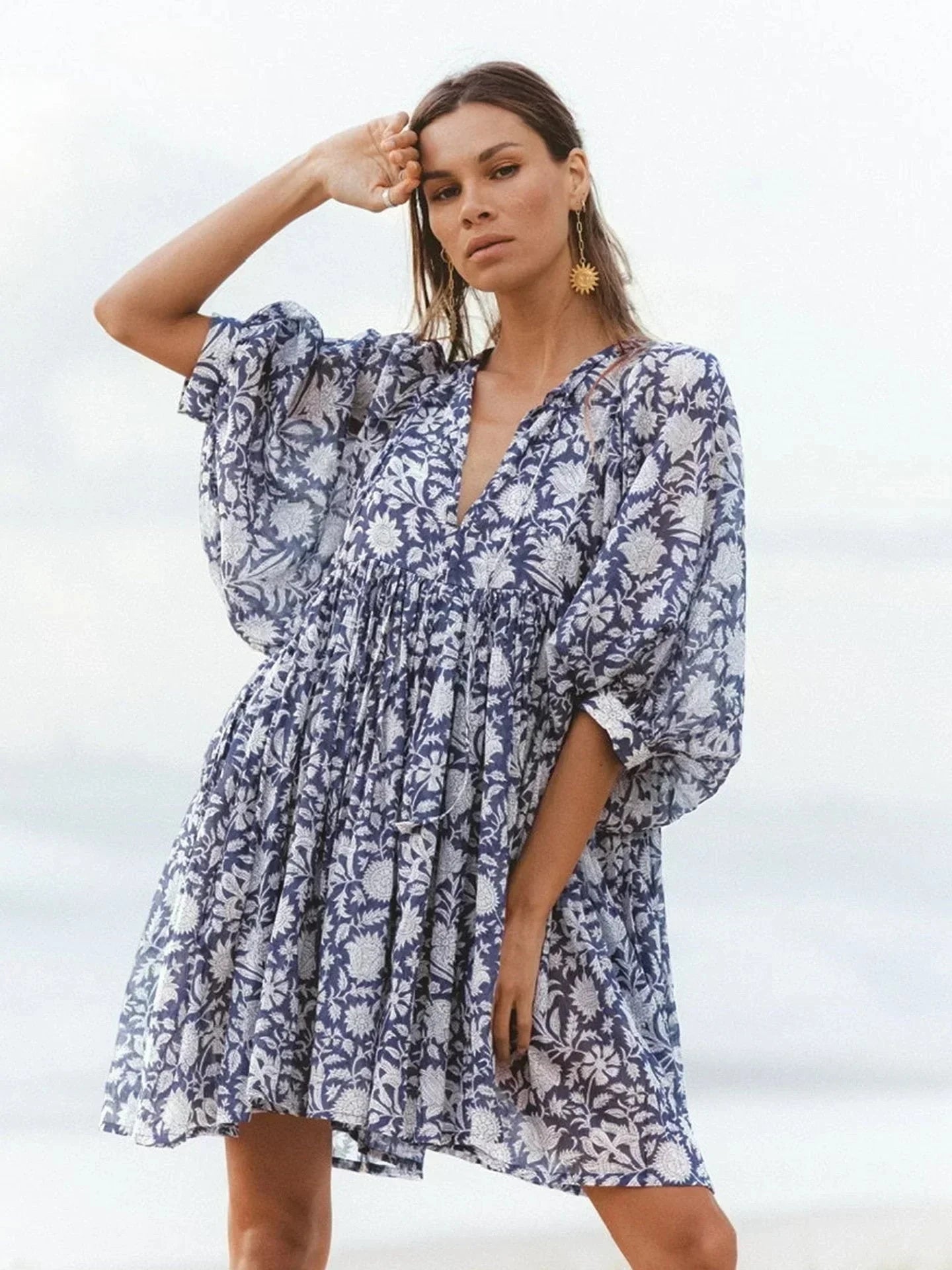 Aurora | Flow Boho Floral Dress - ginlerie 0