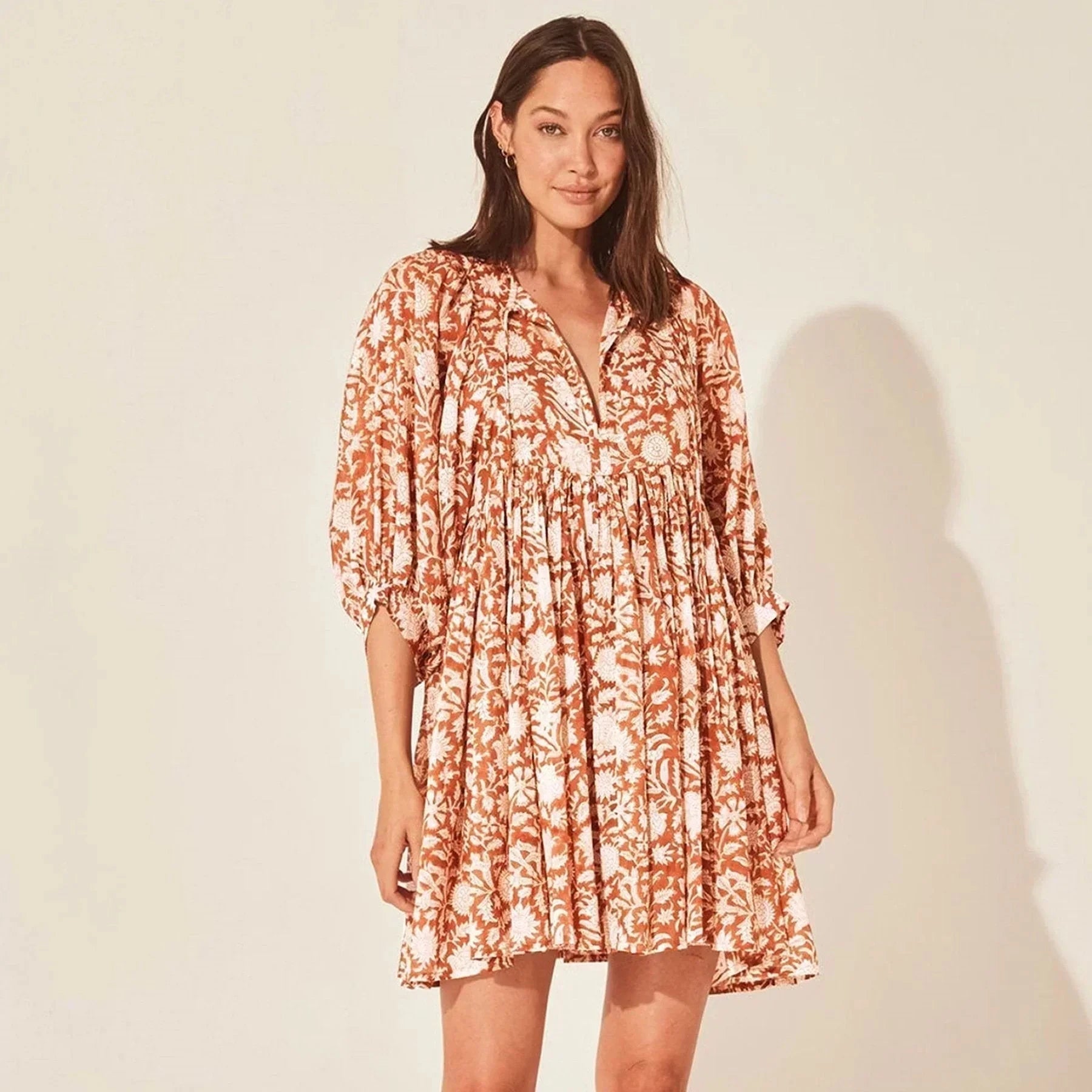 Aurora | Flow Boho Floral Dress - ginlerie 12