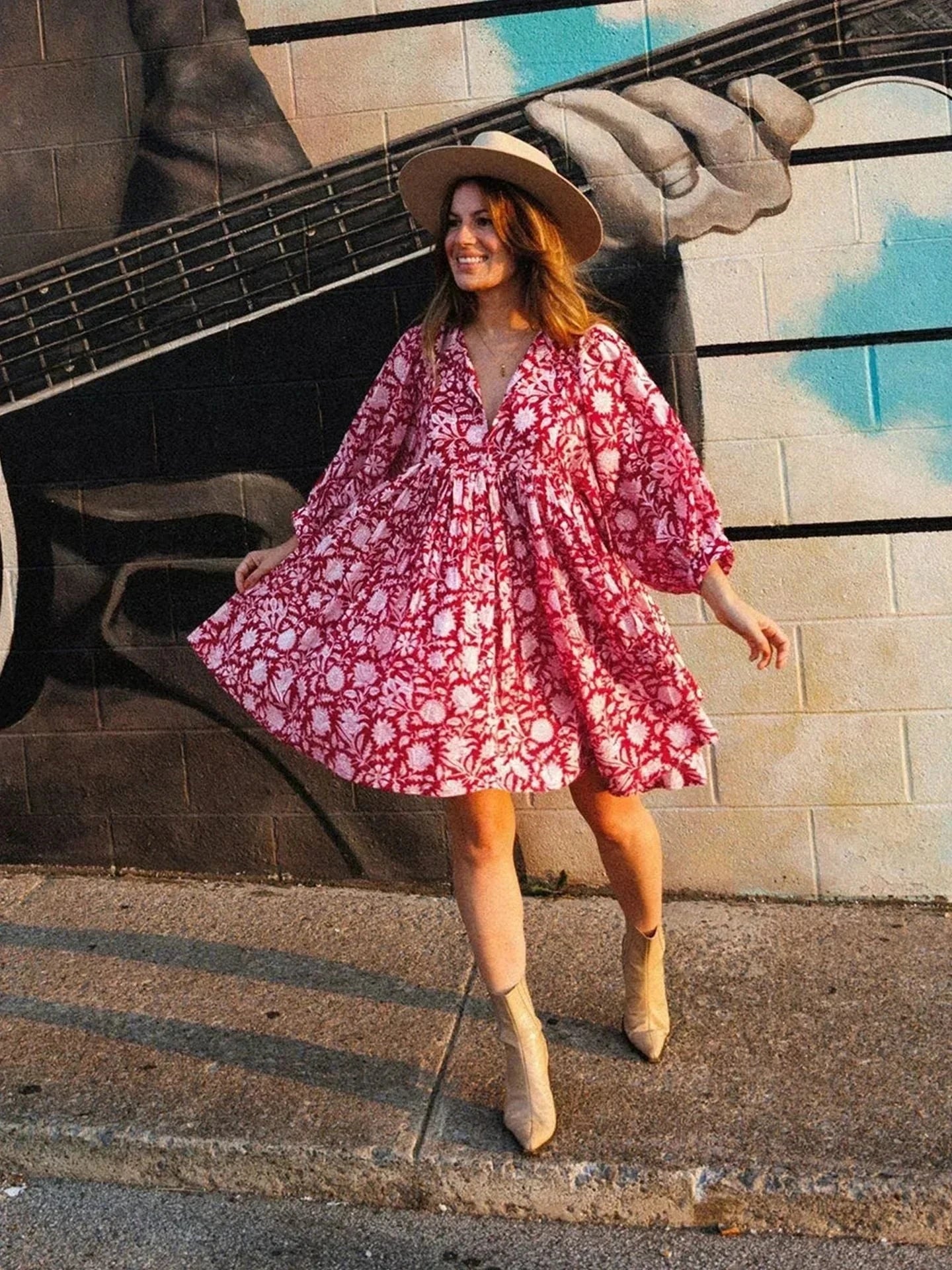 Aurora | Flow Boho Floral Dress - ginlerie 5
