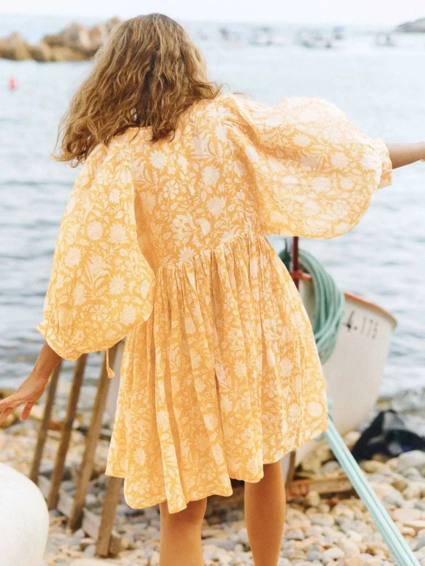 Aurora | Flow Boho Floral Dress - ginlerie 8