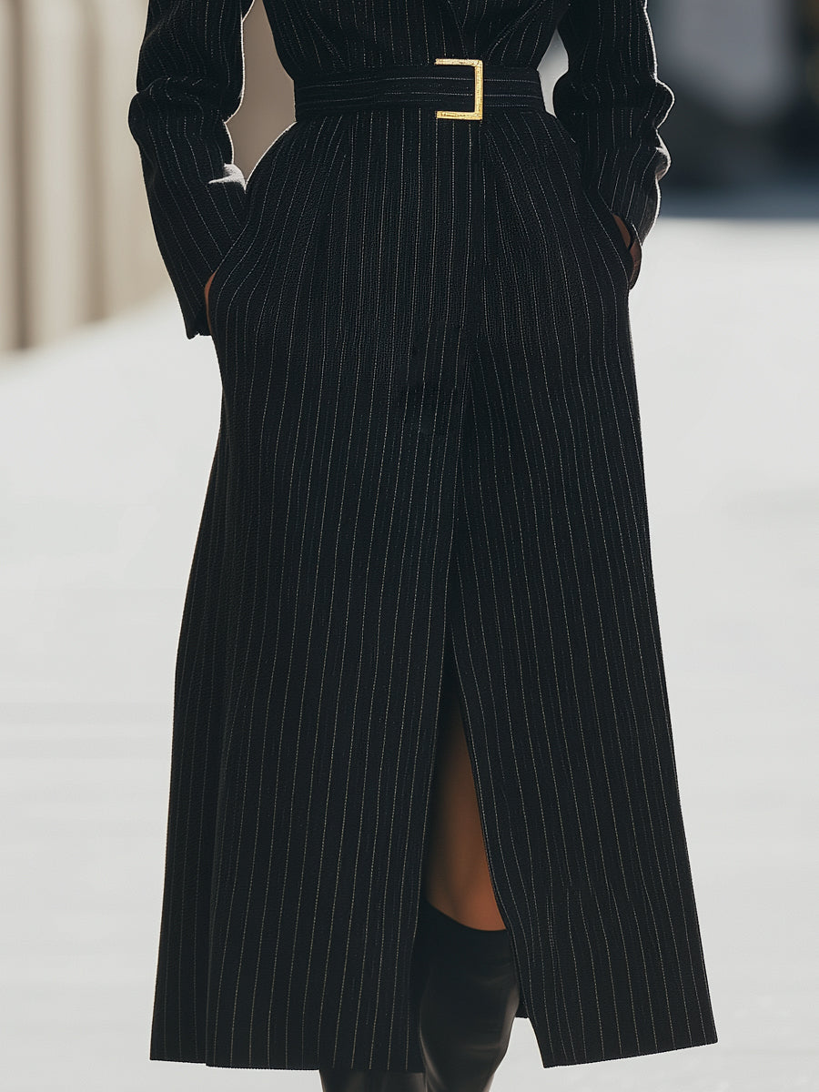 Aurora | Long Wool Coat - ginlerie 2