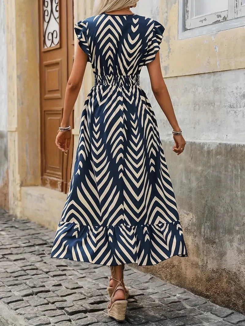 Aurora | V-Neck Dress - ginlerie 4