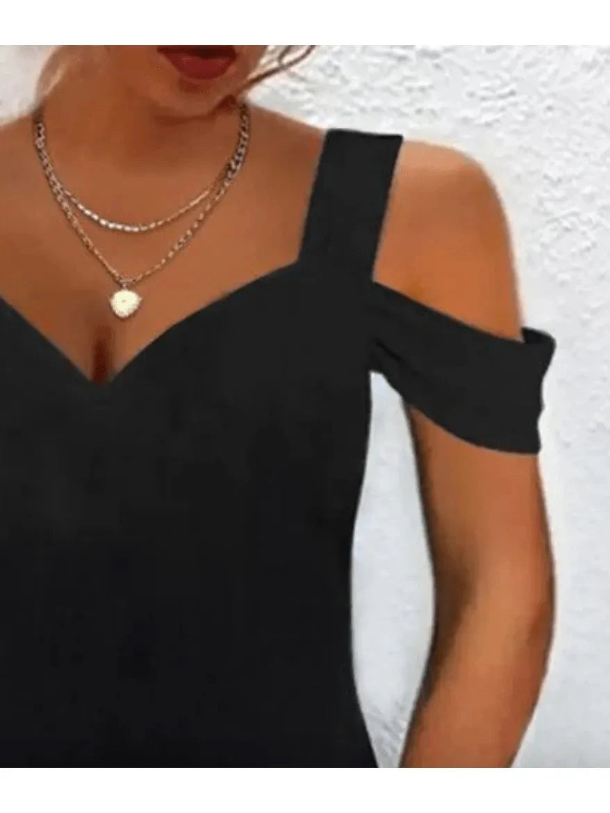 Avril | Off-Shoulder Mini Dress - ginlerie 2