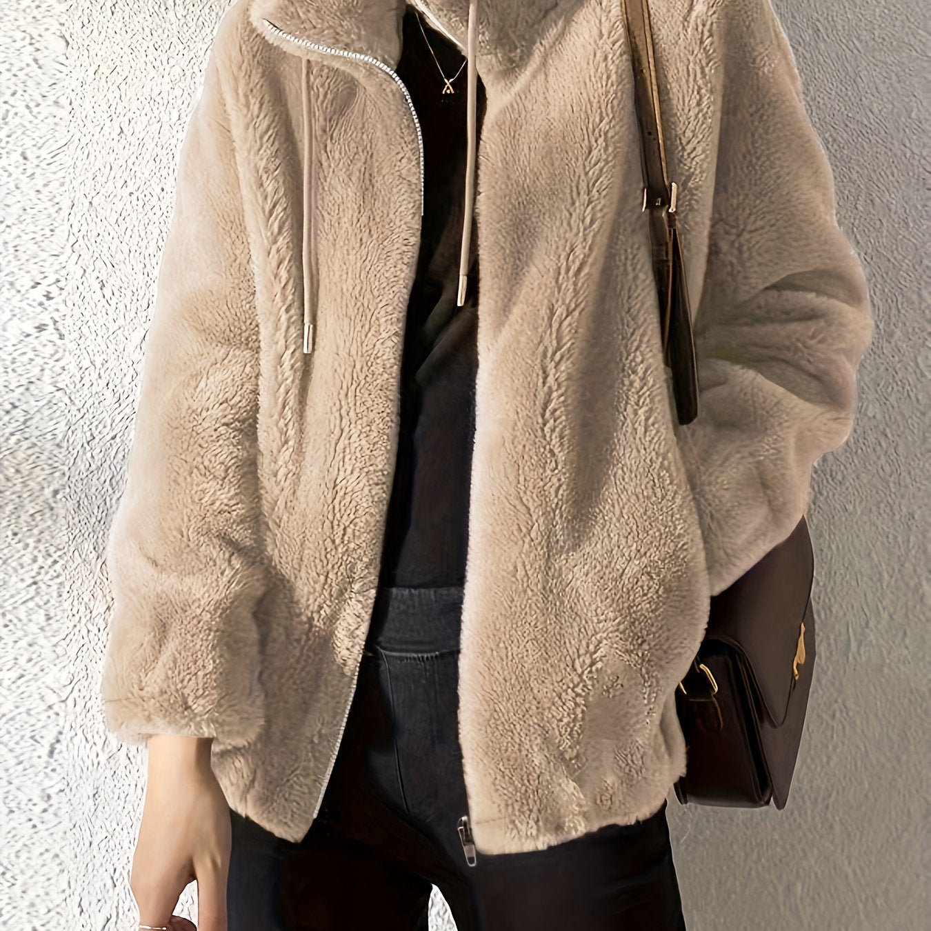 Beatrice | Teddy Fleece Jacket - ginlerie 0