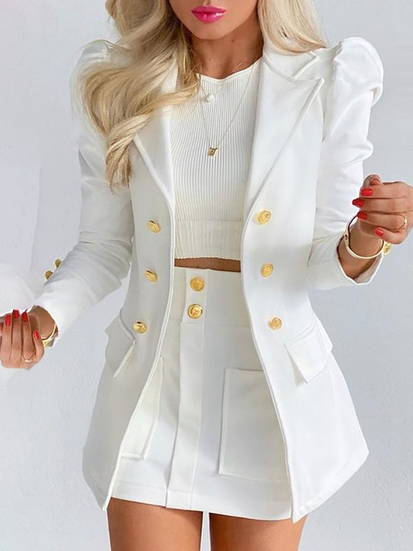 Bella | Blazer and Skirt Co-ord Set - ginlerie 8