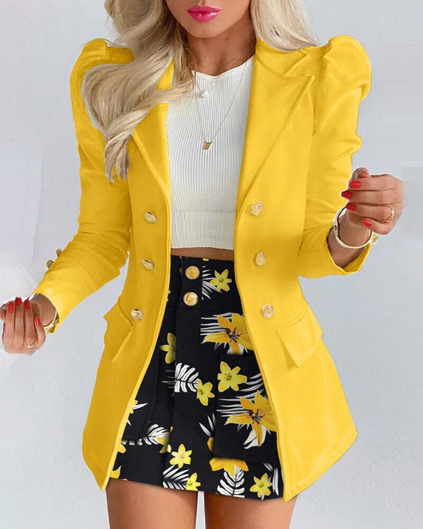 Bella | Blazer and Skirt Co-ord Set - ginlerie 9