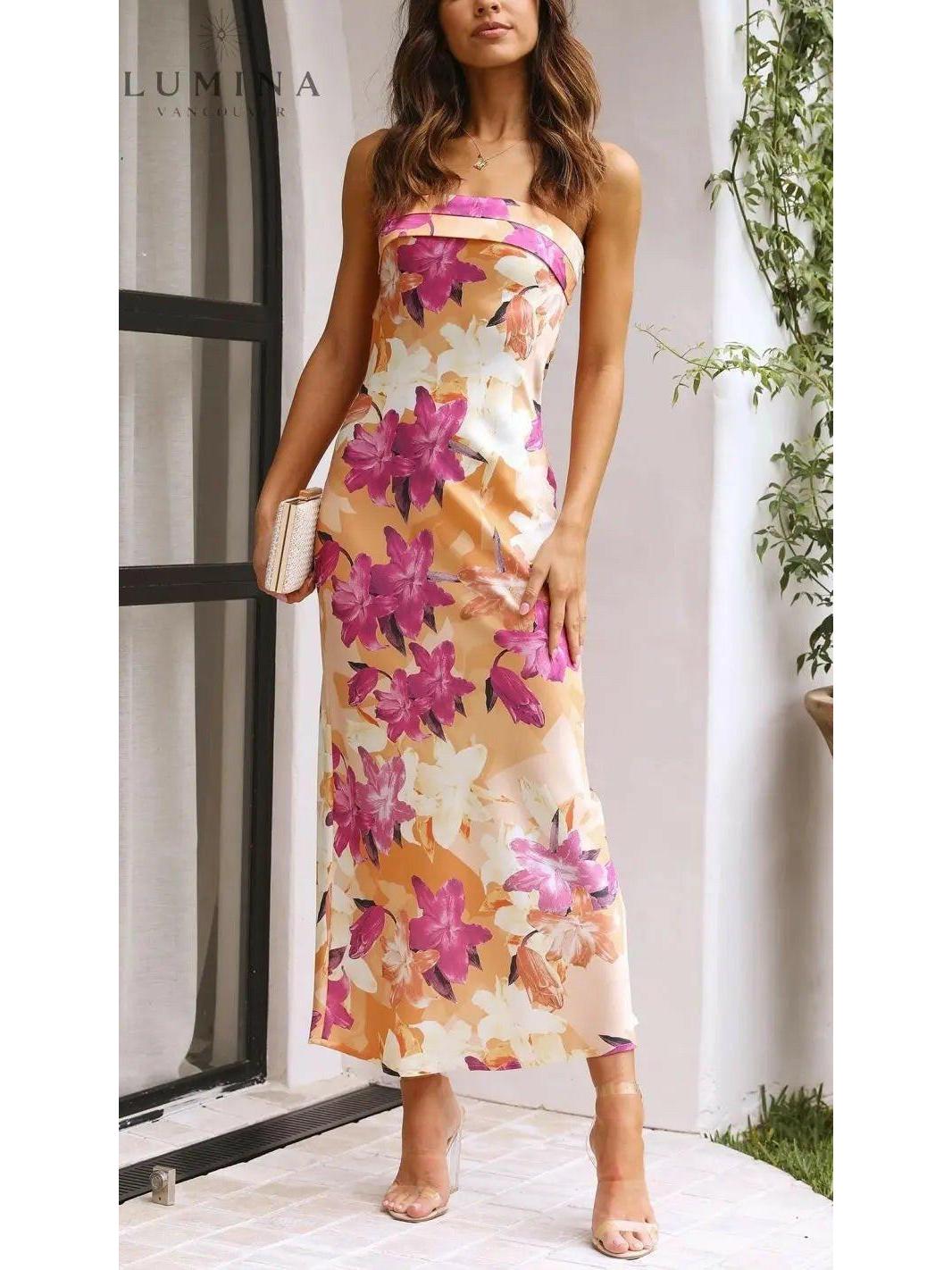 Bellamy - Sleeveless Floral Maxi Dress