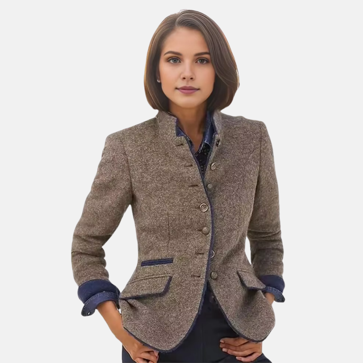 Belle | Black Blazer Jacket for Women - ginlerie 0