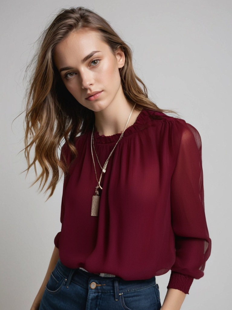 Brooklyn | Elegant Ruffle Blouse - ginlerie 9