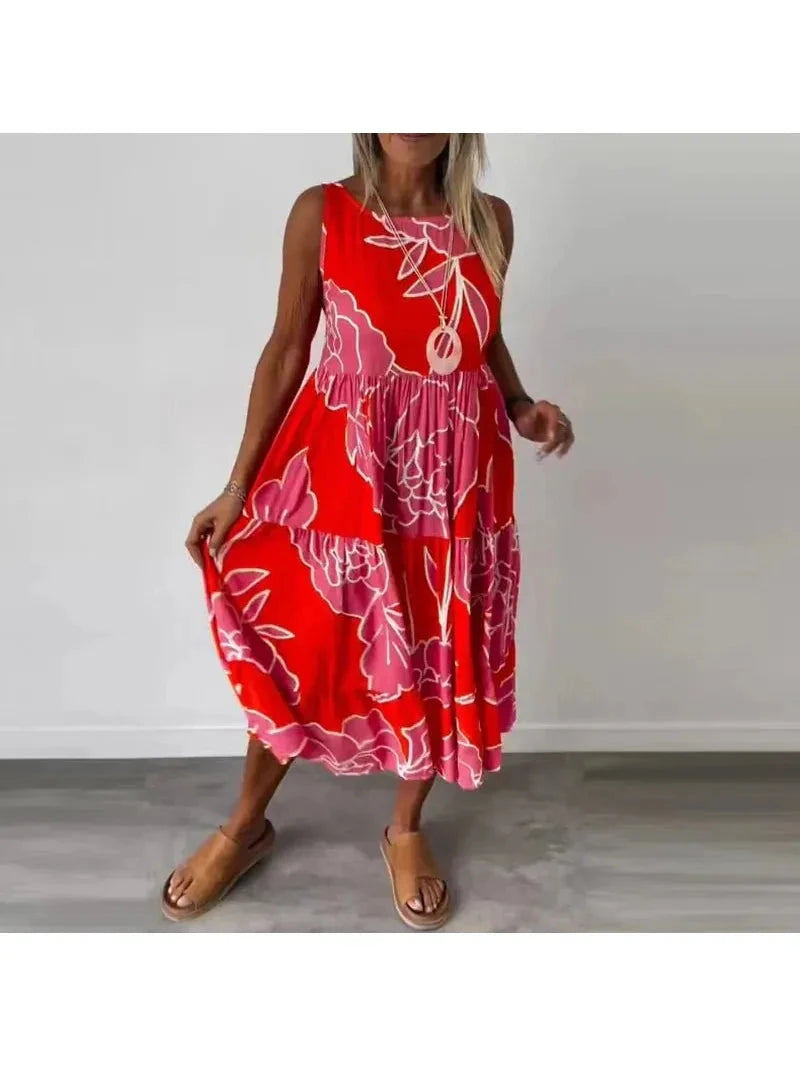 Caitlyn | Sleeveless Maxi Dress - ginlerie 3