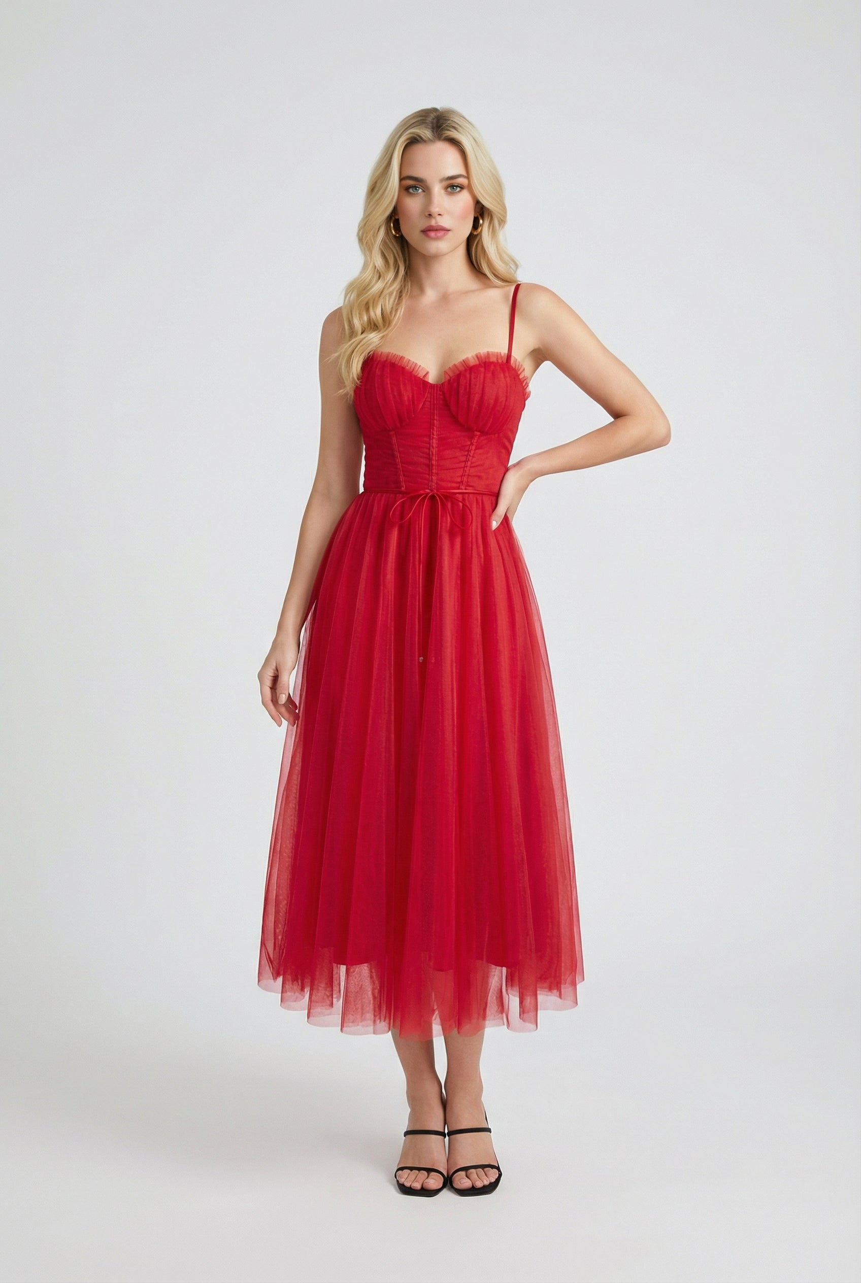 Celeste | A-Line Midi Dress - ginlerie 3