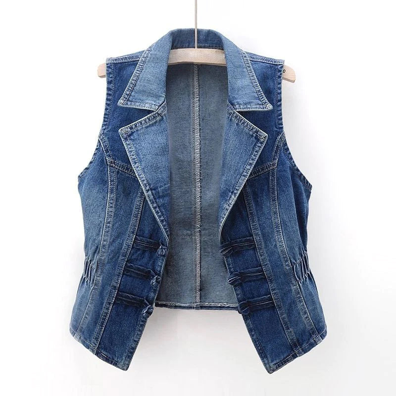 Celeste | Celestial Denim Vest - ginlerie 0