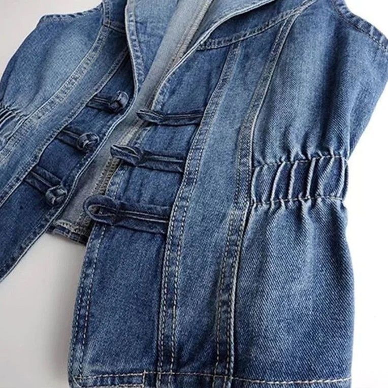 Celeste | Celestial Denim Vest - ginlerie 3
