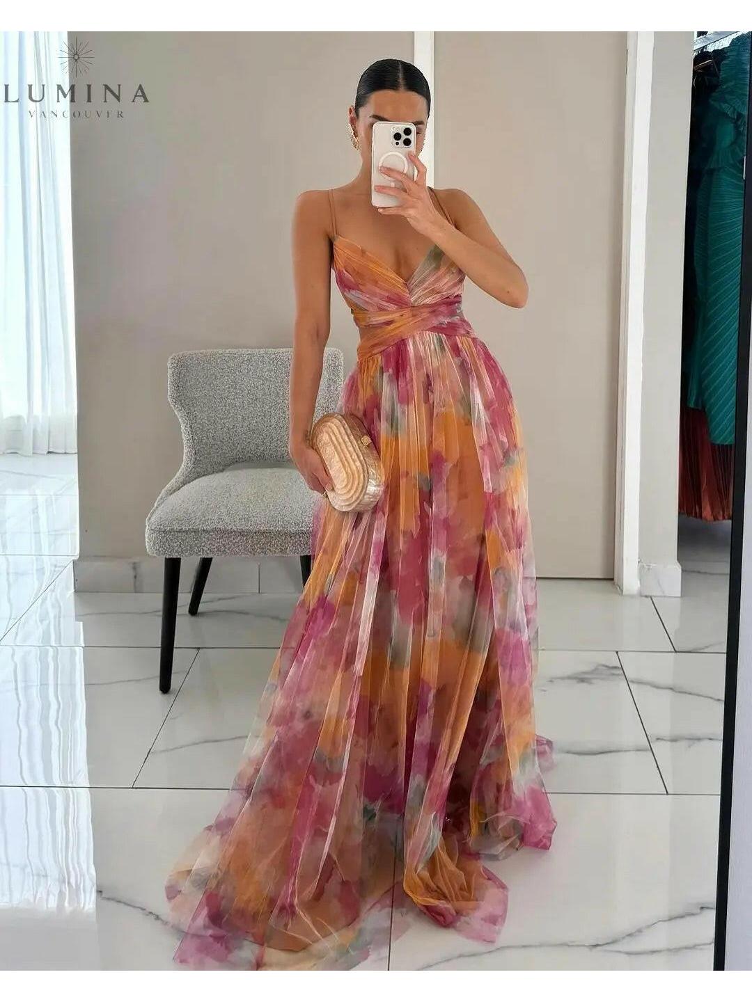 Celeste | Elegant Maxi Dress - ginlerie 1