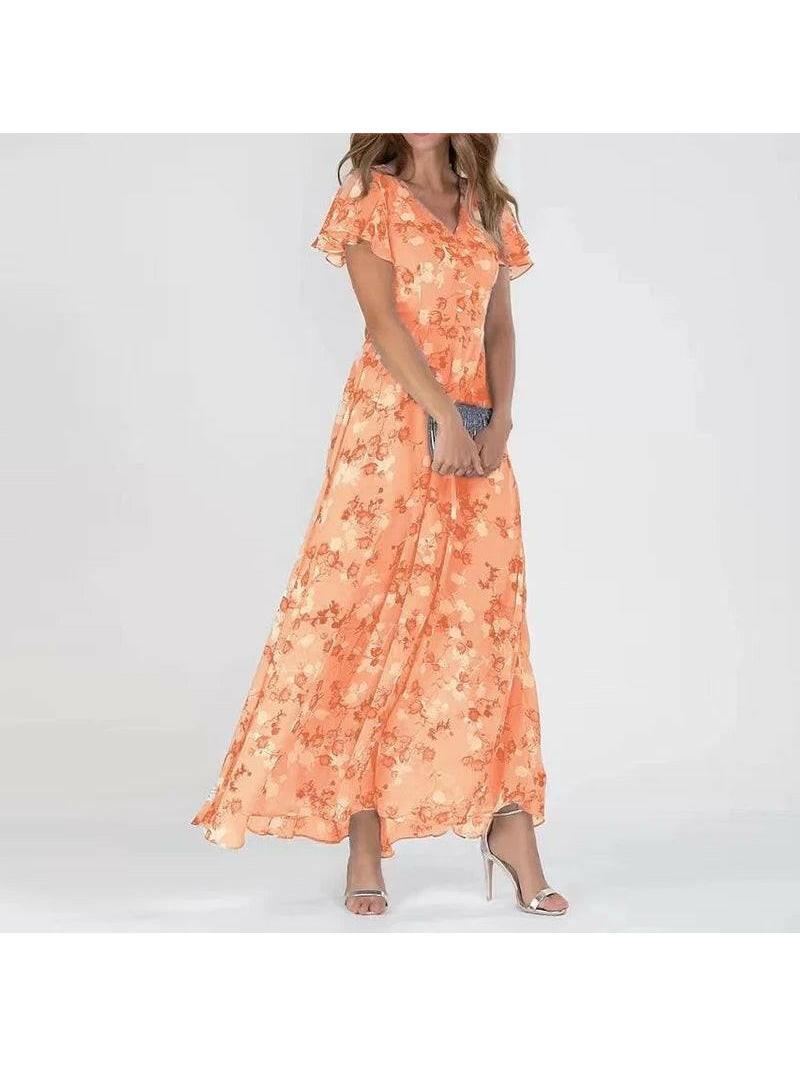 Celeste | Long Sleeve Maxi Dress - ginlerie 0