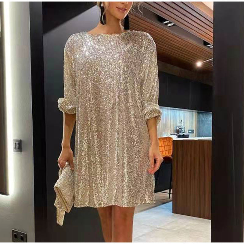 Celeste | Sequin Cocktail Dress - ginlerie 2