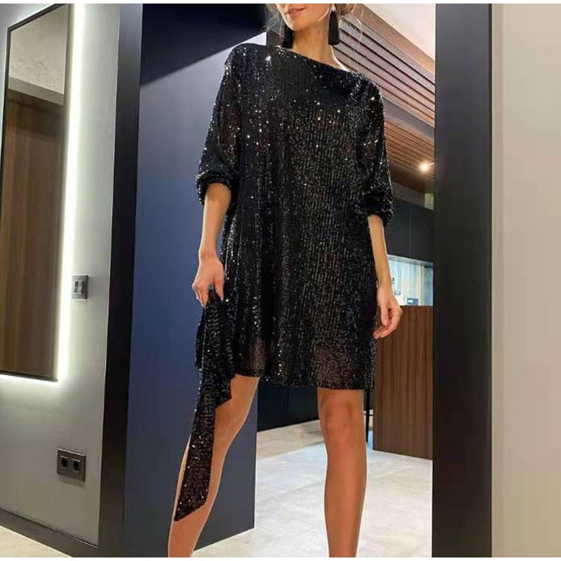 Celeste | Sequin Cocktail Dress - ginlerie 3